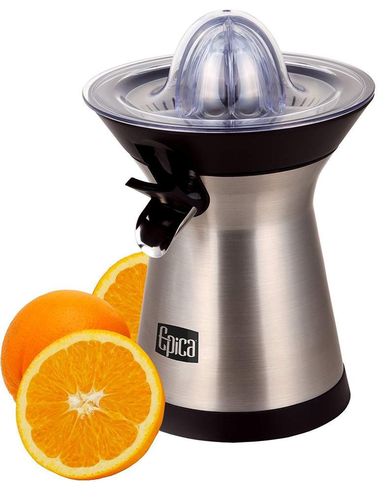 Epica Powerful Stainless Steel Whisper-quiet Citrus Juicer